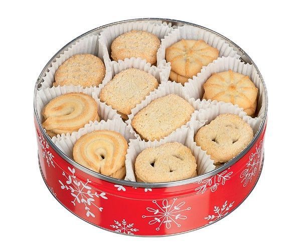 Печиво вершкове Jacobsen's Bakery Christmas Collection Асорті в ж/банці 400 г 112357 фото