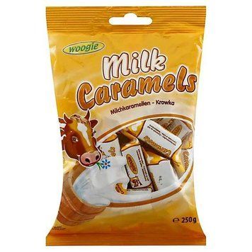 Цукерки Woogie Milk Caramels 250г 111637 фото