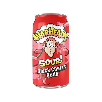 Газировка Warheads Sour Soda Black Cherry Кислая Вишня 330 мл 112617 фото