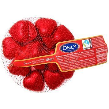 Шоколадные сердечки Only Hearts Milk Chocolate Молочный шоколад 100 г 9002859050671 фото