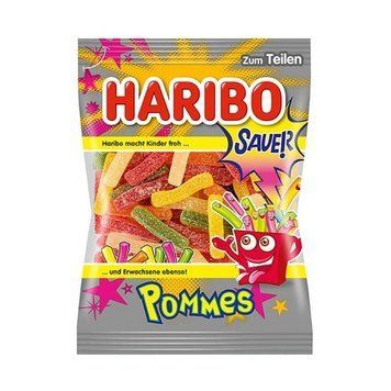 Желейки Pommes Sauer Картошка Фри Кислые 175 г ТМ Haribo Харибо Германия 111840 фото