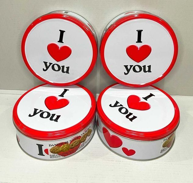 Печиво вершкове Jacobsens Bakery - I Love You в ж/б 150 г 112468 фото