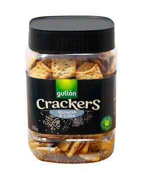 Печенье GULLON Quinoa & Chia крекер с киноа и чиа 250 г ТМ Gullon Гуллон Испания 111991 фото