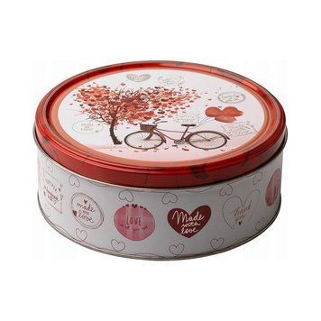 Печиво вершкове Jacobsens Bakery - Hearts Сердечка в ж/б 150 г 112469 фото