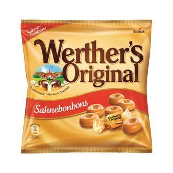 Конфеты Sahnebonbons Сливочная карамель 180 г ТМ Werthers Original Везерс Ориджинал Германия 111791 фото