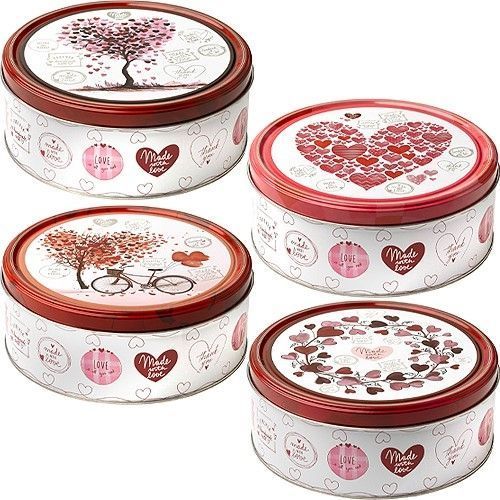 Печенье сливочное Jacobsens Bakery - Hearts Сердечки в ж/б 150 г 112469 фото