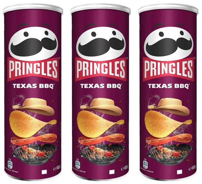 Чипсы Pringles Texas BBQ sauce 165 г 111111 фото