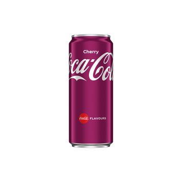 Газировка Coca-Cola Cherry тонкая Кока-Кола Вишня 330 мл 112221 фото