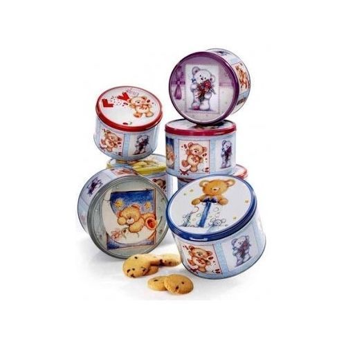 Печиво вершкове Jacobsens Bakery - Teddy Bears Плюшеві Ведмедики в ж/б 300 г 112470 фото