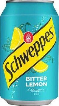 Напиток сильногазированный Schweppes Bitter Lemon Швепс Биттер Лимон 330 мл 112222 фото