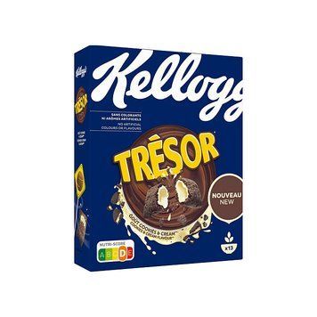 Сухой завтрак Kellogg's Tresor Cookie & Cream Подушечки Печенье с кремом 410 г 112509 фото