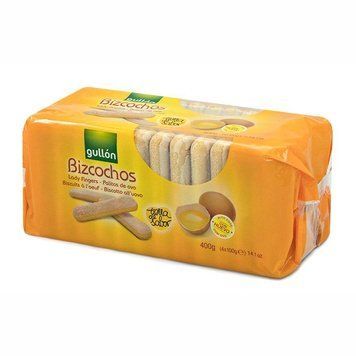 Печиво Савоярді GULLON Savoiardi Bizcochos Дамські пальчики 200 г ТМ Gullon Гуллон Іспанія 111994 фото