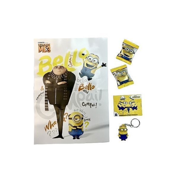 Печенье с кусочками шоколада + сюрприз MINIONS набор в пакете 10 г 5901986038184 фото
