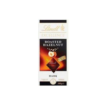 Шоколад черный Lindt Dark Hazelnut Фундук дробленый 100 г 112096 фото