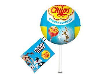 Chupa Chups Looney Tunes Strawberry Lollipop + игрушка - 12g 8410031976663 фото