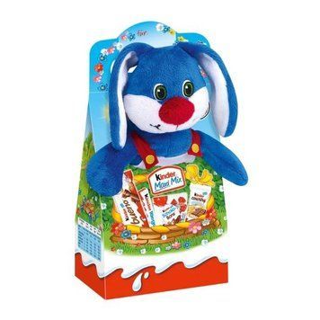 Kinder Maxi Mix з мягкой игрушкой зайчик 111419 фото