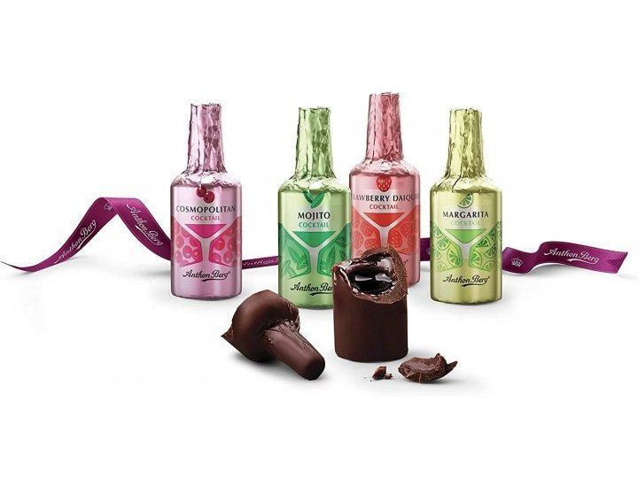 Шоколадні пляшечки з алкоголем Anthon Berg Chocolate Cocktails Bottles Коктейлі (14 шт) 219 г 112425 фото