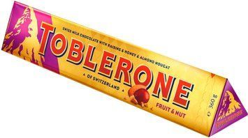 Шоколад Toblerone Fruit & Nut Молочний з родзинками та нугою 360 г ТМ Toblerone Тоблерон Швейцарія 111930 фото