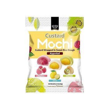 Японский десерт Моти Royal Family Mochi Custard Assorted Заварной крем Ассорти 230 г 4711931034984 фото