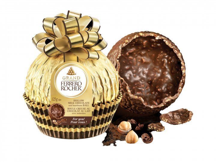Цукерка Ferrero Rocher Grande молочний шоколад 125 г 112376 фото