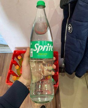 Газировка Спрайт Sprite в стекле 1 л 112515 фото