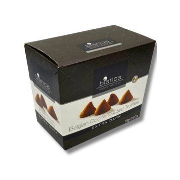 Трюфельные конфеты Bianca Extra Dark Truffles Экстра черный шоколад 175 г 112603 фото