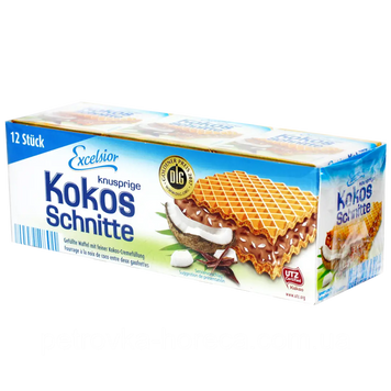 Вафли Excelsior Kokos Schnitte 250 г 111271 фото