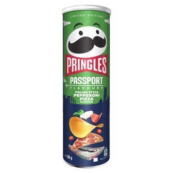 Чипсы Pringles Italian style Pepperoni pizza flavour 185 г 111120 фото