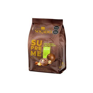 Шоколадные конфеты пралине Socado Supreme Nocciola E Nocciola Intera Молочный с Фундуком 230 г 112101 фото