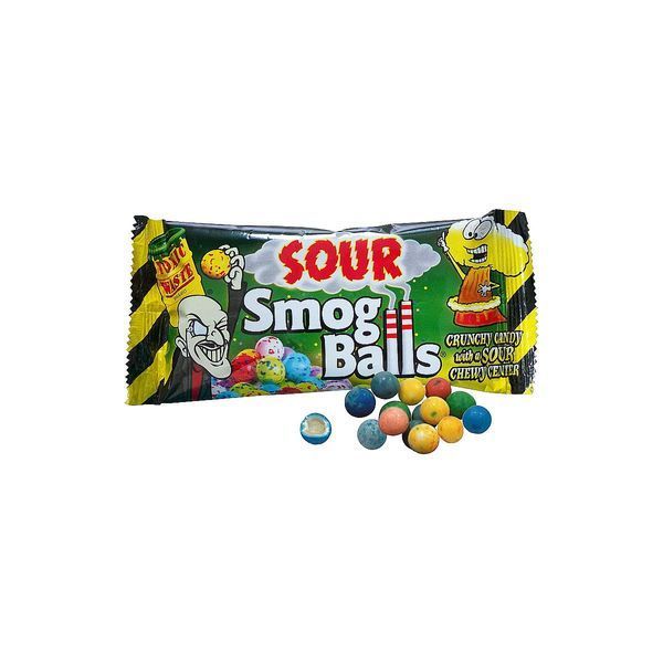 Кислое драже Токсик Вейст Toxic Waste Smog Balls Bags Смог 48 г 112181 фото