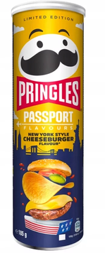 Чипсы Pringles New York style Cheeseburger flavour 185 г 111121 фото