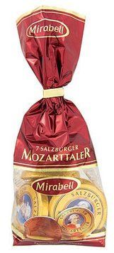 Конфеты Mirabell Mozartkugeln 120 г Монеты 762201823412 фото