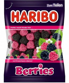 Haribo Berries Конфеты желейные малинки  175 г 111650 фото