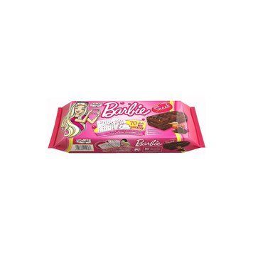 Бисквиты с кремом Freddi Barbie Cocoa-Honey Барби Какао и Мед + наклейки 250 г 112230 фото