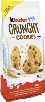 Печенье Kinder crunchy cookies 136G 8000500426449 фото