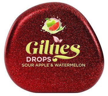 Леденцы Gilties Drops Зеленое яблоко и арбуз 90гр  111752 фото