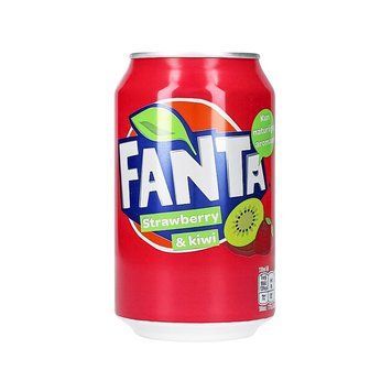Газировка Fanta Strawberry Kiwi Клубника Киви 330 мл 112606 фото