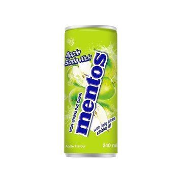 Напиток Mentos Apple Soda Jelly Bites Яблочный с кокосовым желе 240 мл 112568 фото