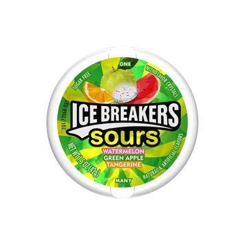 Освіжаючі льодяники Ice Breakers Fruit Sours Sugar Free Фруктові Без цукру 42 г 112184 фото