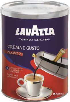 Кофе молотый Lavazza Crema E Gusto classico (ж/б) 250 г 111124 фото