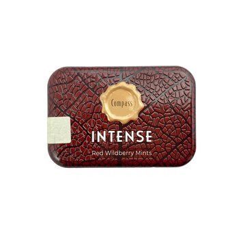 Леденцы без сахара Compass Intense Red Wildberry Mints Лесные ягоды и Мята ж/б 20 г 112432 фото