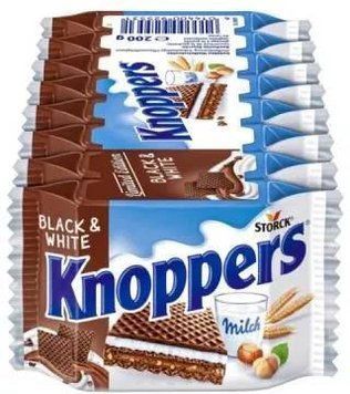 Вафли Knoppers Black & White 8s 200g  111654 фото