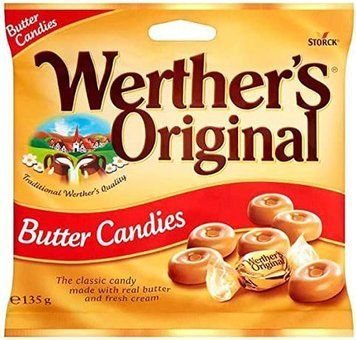 Цукерки Werthers Butter Candies Карамель із масляним кремом 110 г ТМ Werthers Original Везерс Ориджинал Німеччина 112005 фото