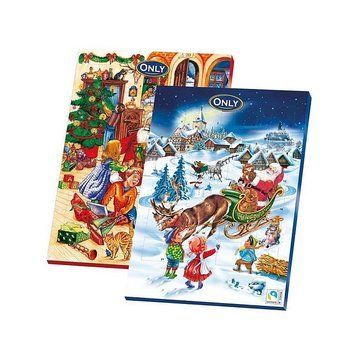 Адвент Календарь Only с шоколадными конфетами 50 г 9002859125232 фото