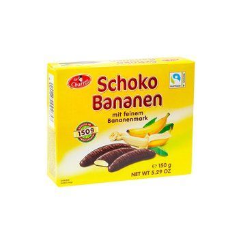 Конфеты суфле в шоколаде Sir Charles Schoko Bananen Банан 150 г 9002859092657 фото
