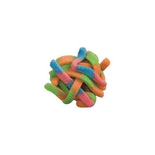 Жевательные конфеты Взрыв Мозга Warheads Lil' Worms Кислые Червячки 99 г 112186 фото