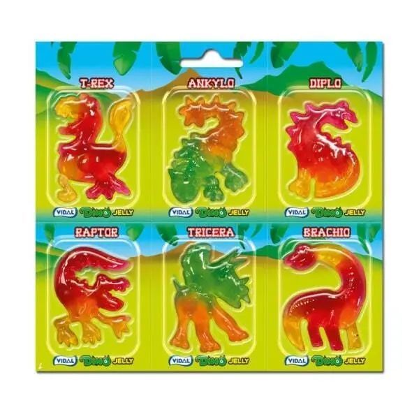 Желейні цукерки Vidal Dino Jelly Дінозаври  ТМ Vidal Відаль Іспанія 111955 фото