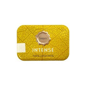 Леденцы без сахара Compass Intense Yellow Lemon Mints Лимон и Мята ж/б 20 г 112434 фото