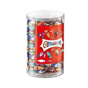 Набор конфет Mars Celebrations Ассорти 150 шт (Баунти Сникерс Твикс) 1435 г 5000159500234 фото