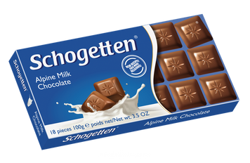 Шоколад молочный Schogetten Alpine Milk Chocolate 100г 111533 фото